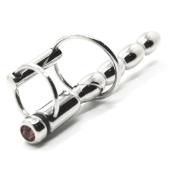 Control the Pressure Joe Penis Plug with Glans Ring